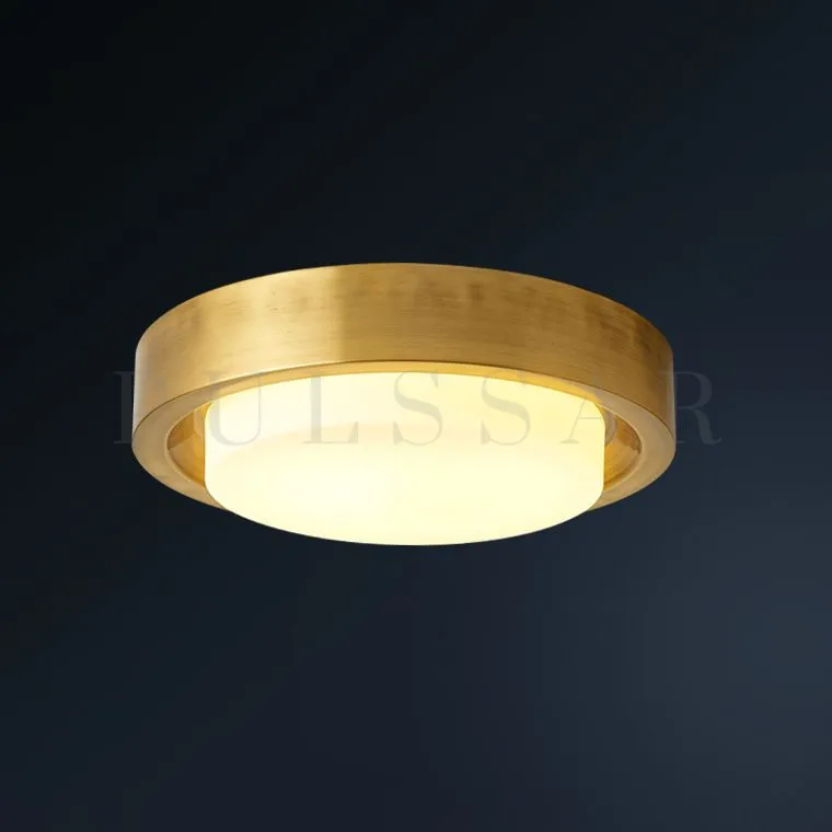 Потолочный светильник BUTTON BRASS