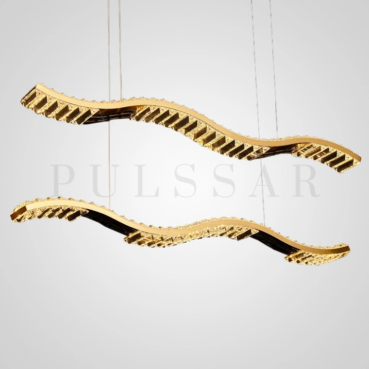 Реечная люстра CANTATA WAVE