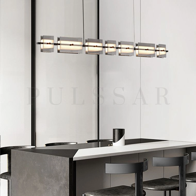 Реечная люстра BRIAND LONG