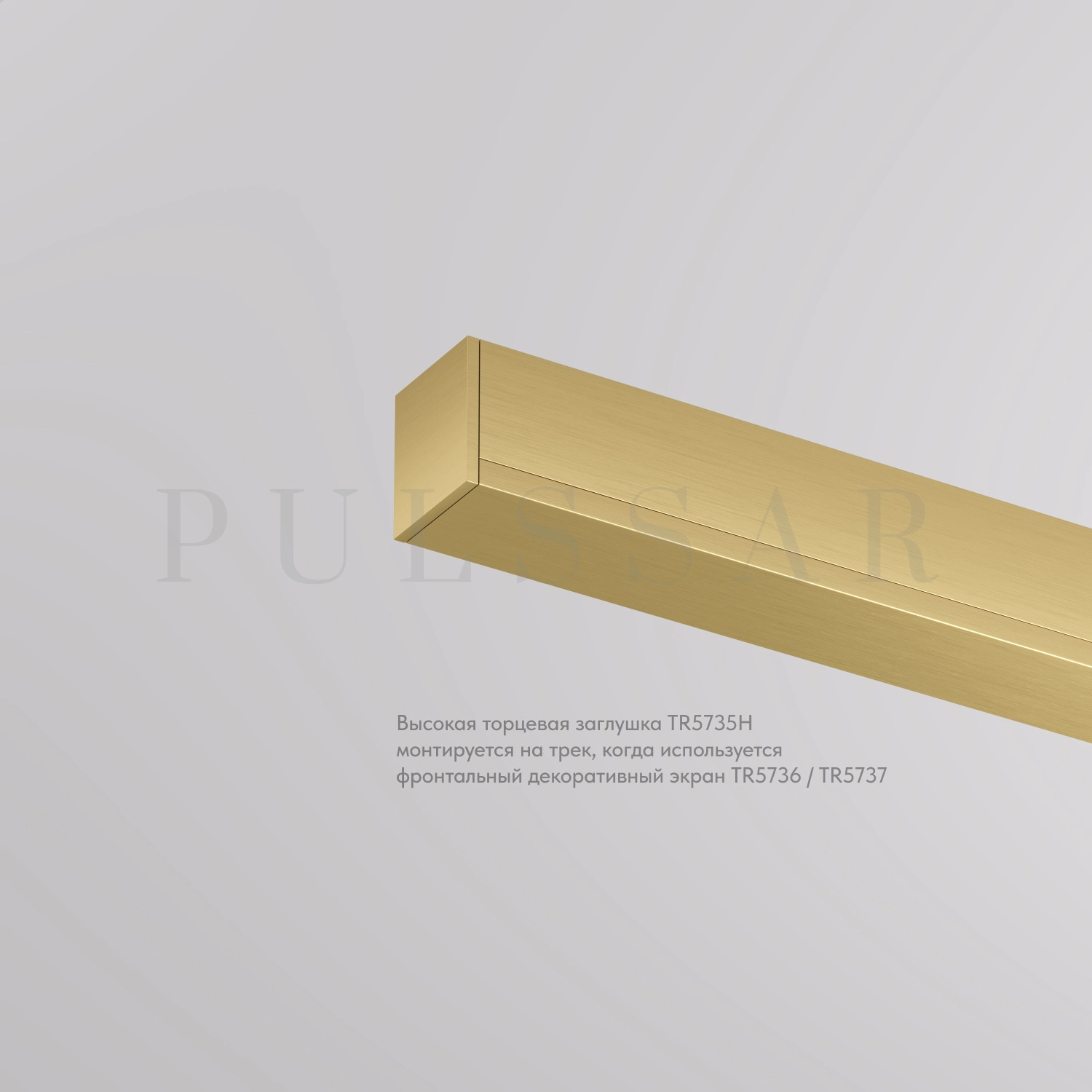 Торцевая заглушка для трека SHINE BASE TR5735H-SB