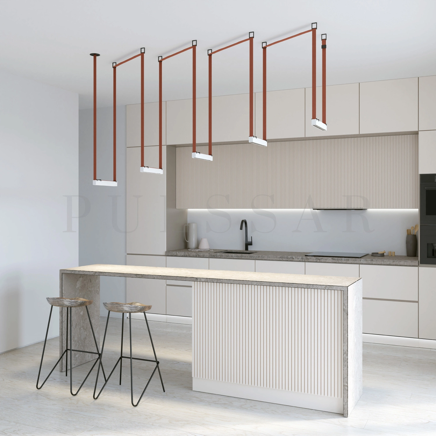 Комплект ременной трековой системы Belty DK55SET17-01-BR