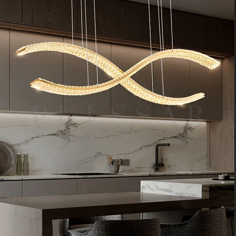 Реечная люстра BERTOLDA X LONG