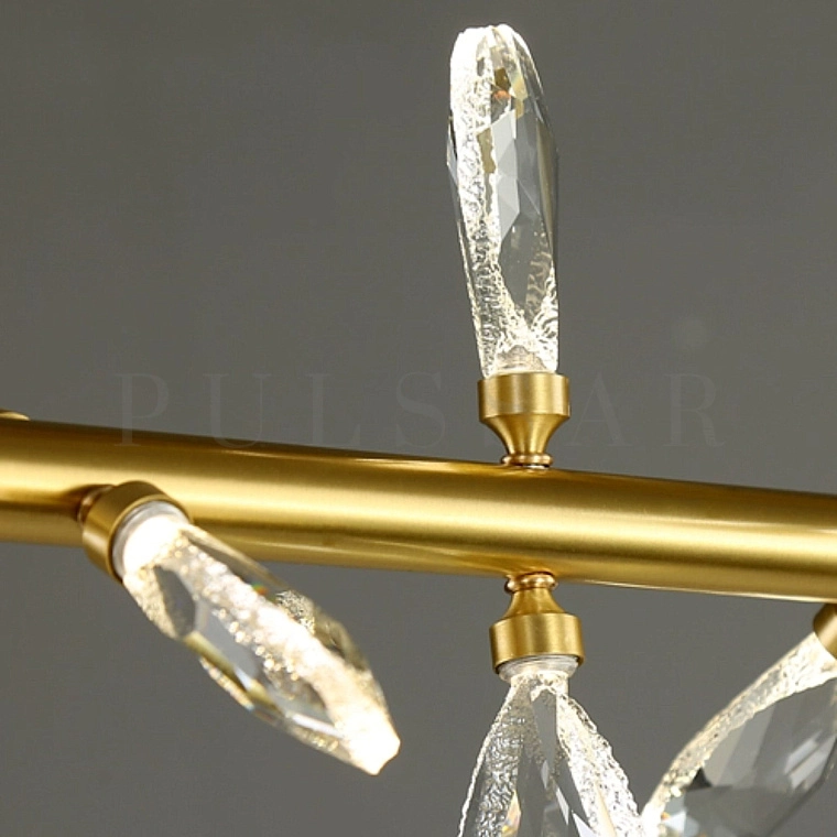 Реечная люстра GLORIOLE SPIN LINE