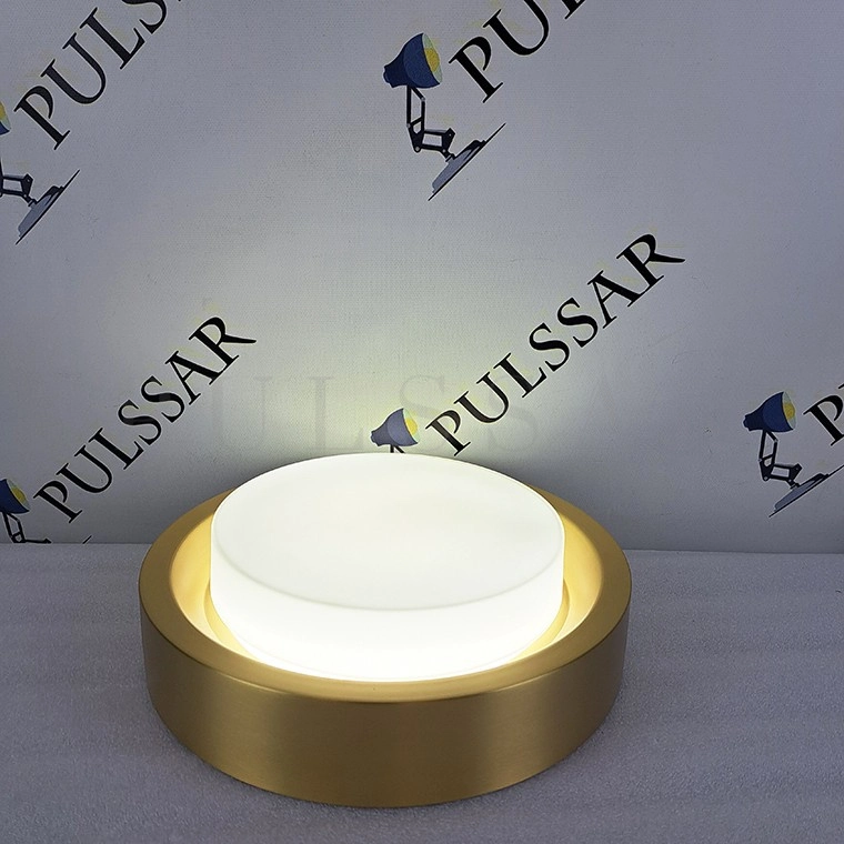 Потолочный светильник BUTTON BRASS