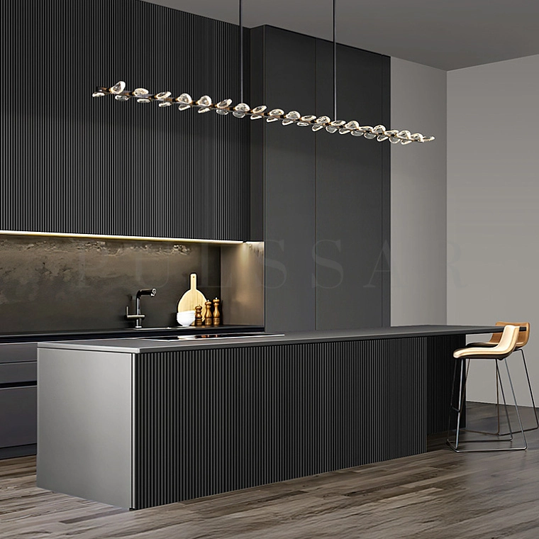 Реечная люстра GLORIOLE LINE