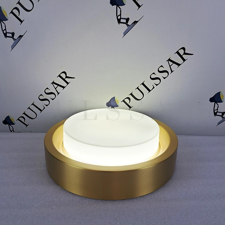 Потолочный светильник BUTTON BRASS