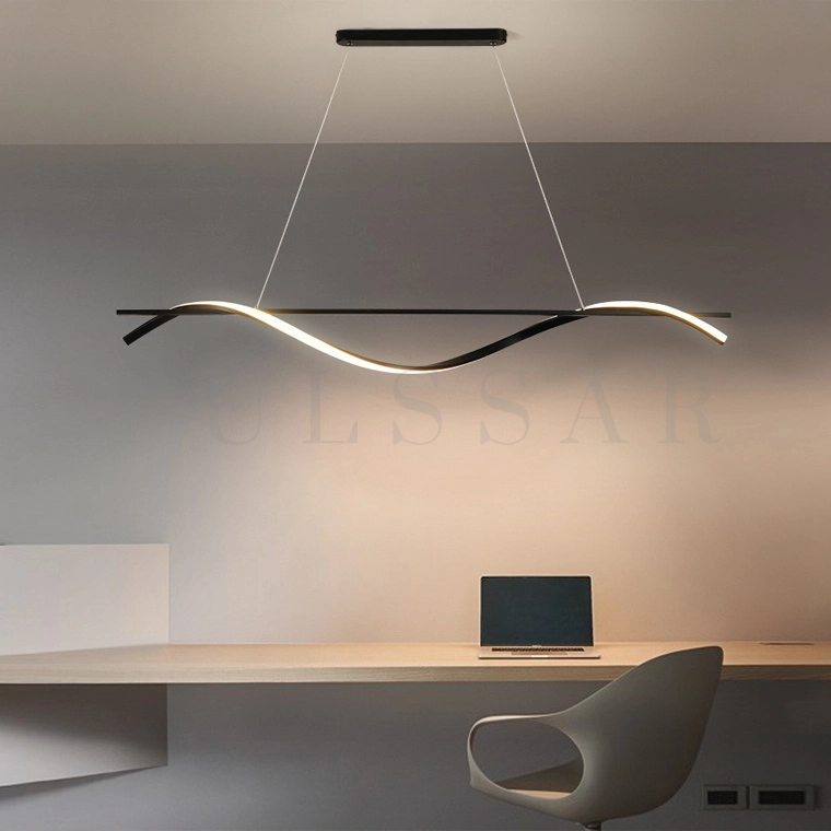 Реечная люстра HELICON