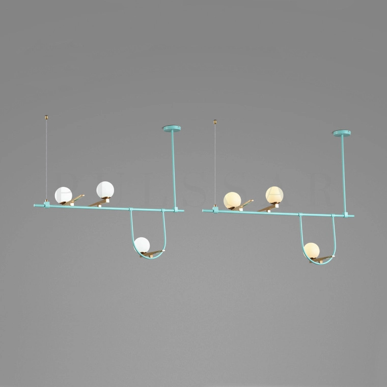 Реечная люстра BIRD LINE