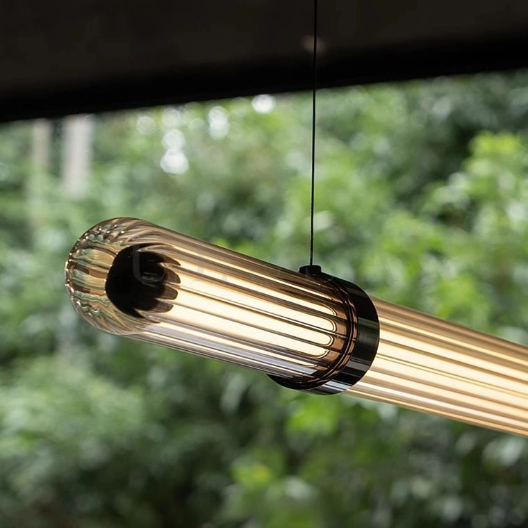 Реечная люстра TIME TUNNEL WAVY