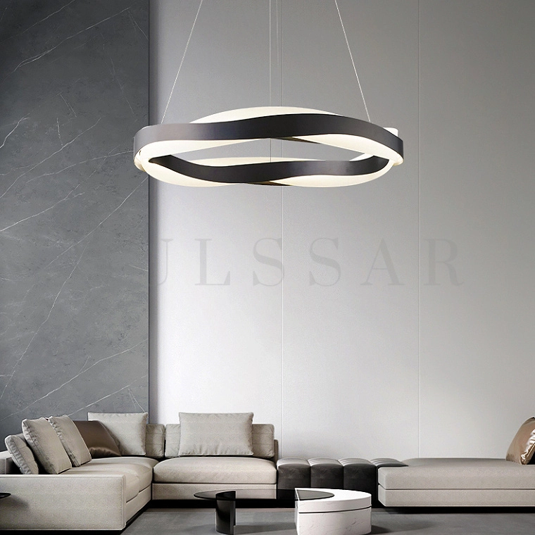 Кольцевая люстра MALIKA BLACK