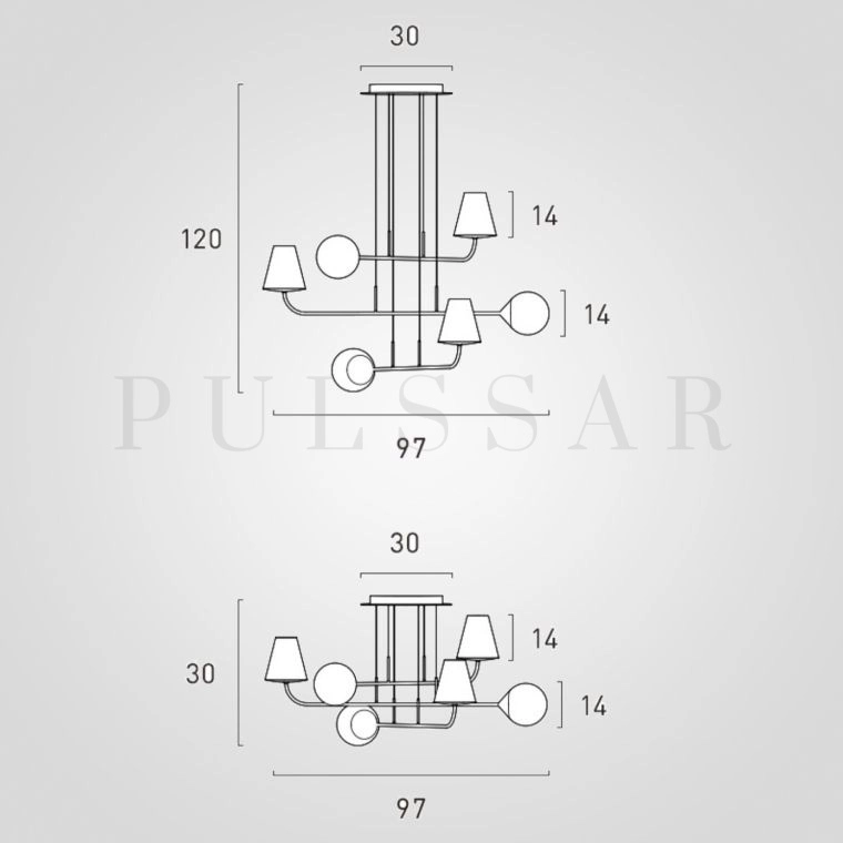 Подвесная люстра MONIKA