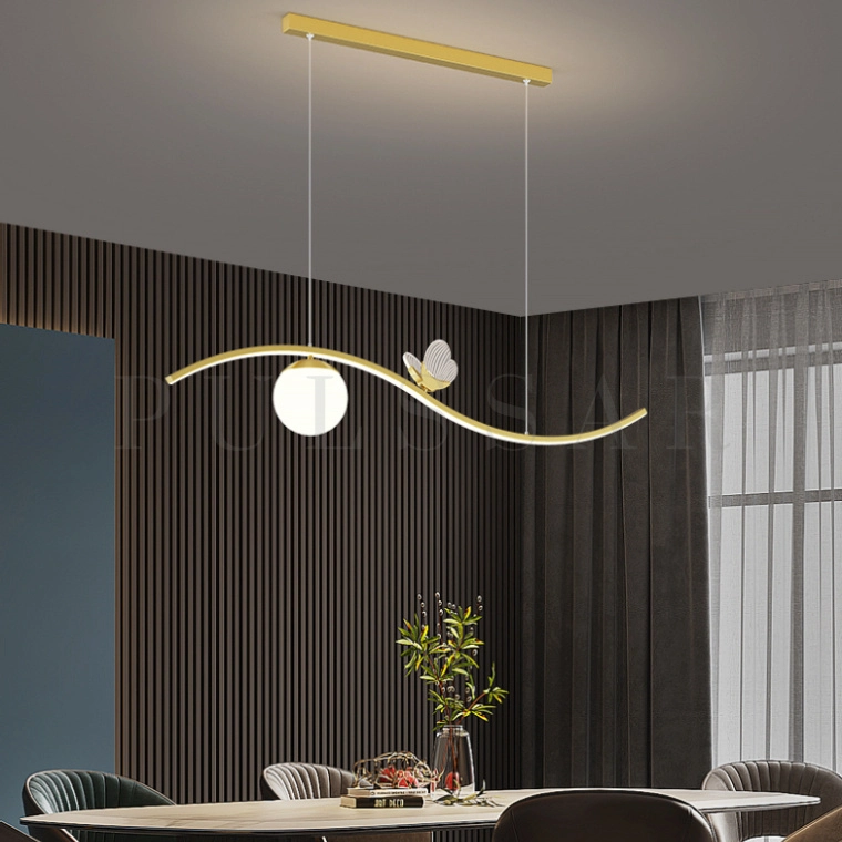 Реечная люстра BABETTA WAVE