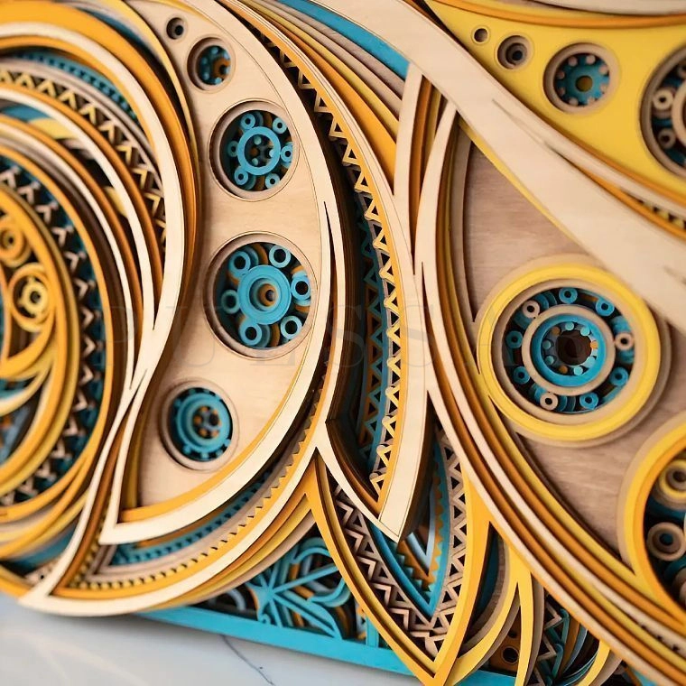 Дизайнерский настенный декор ECO-104