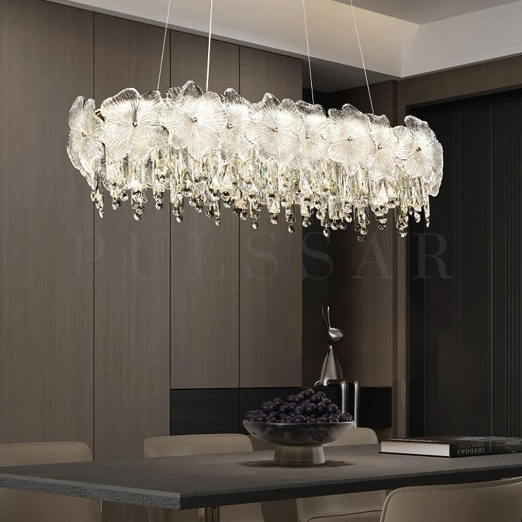 Реечная люстра NILAS LONG