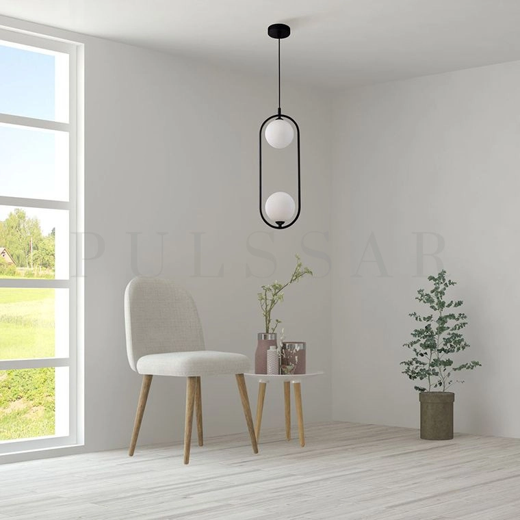 Подвесной светильник HOOP DUO BW