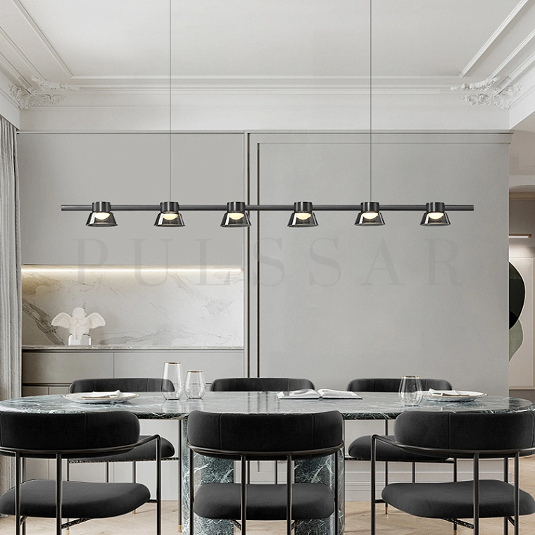 Реечная люстра HILDFRID L