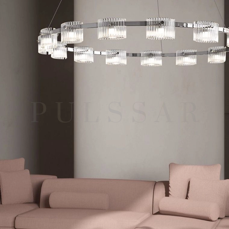 Кольцевая люстра NICOLETTA CHROME