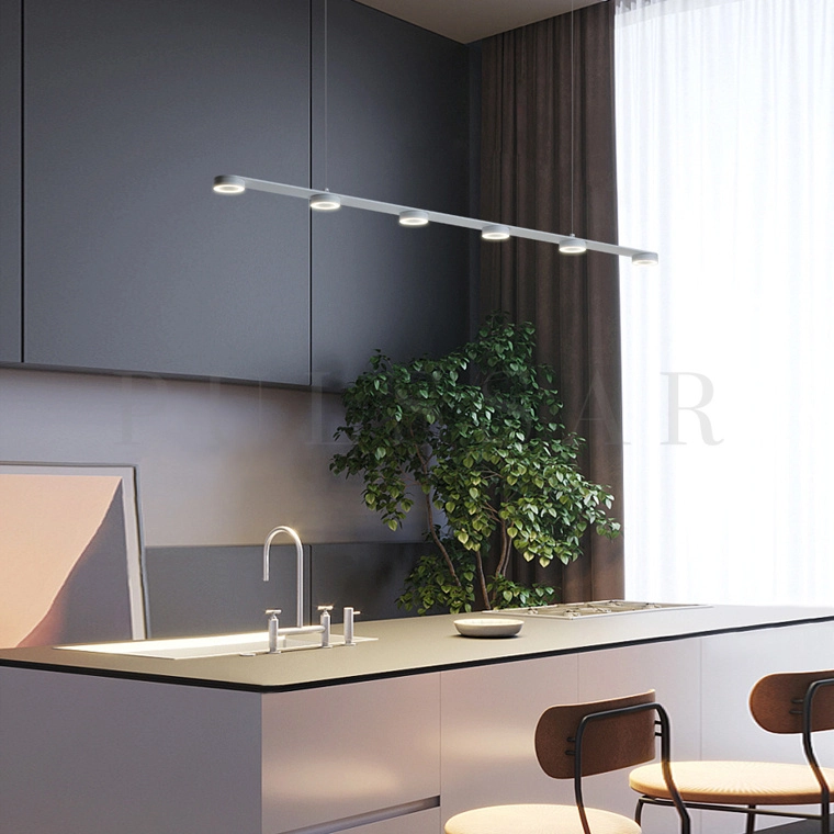 Реечная люстра HOLLAND L