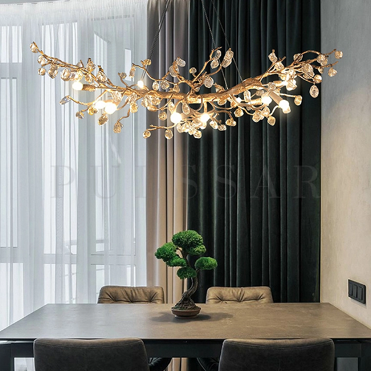 Реечная люстра ELISHA BUD LONG