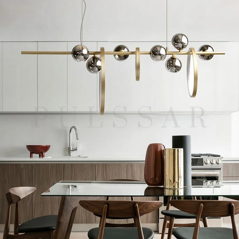 Реечная люстра NILMA