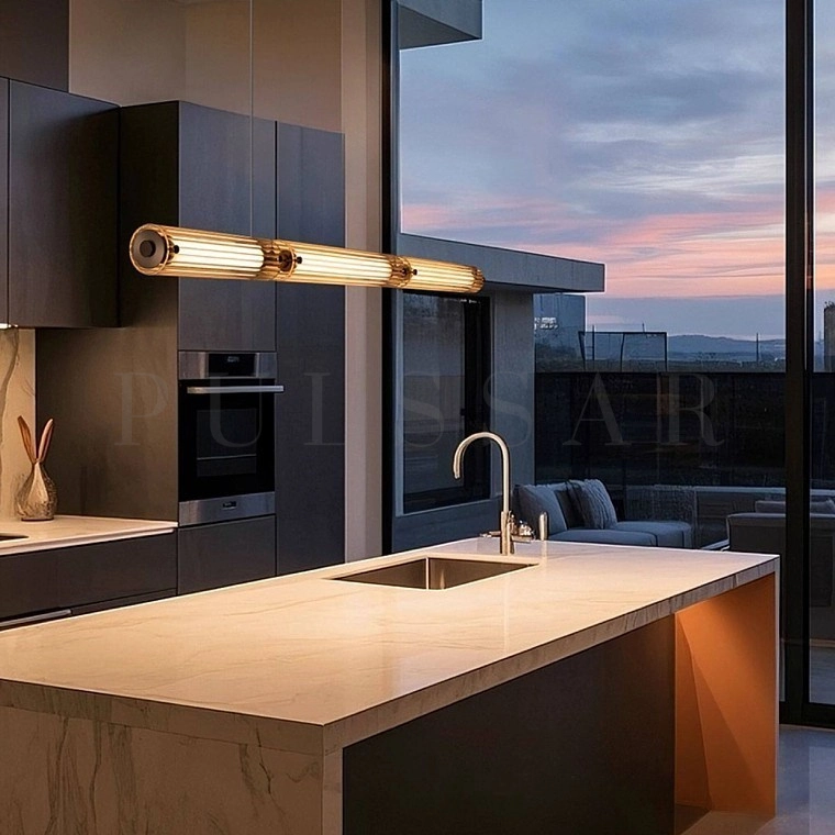 Реечная люстра VIGMAR