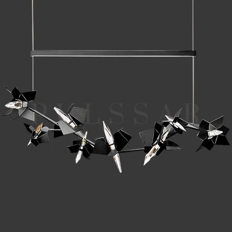 Реечная люстра BERGAMO