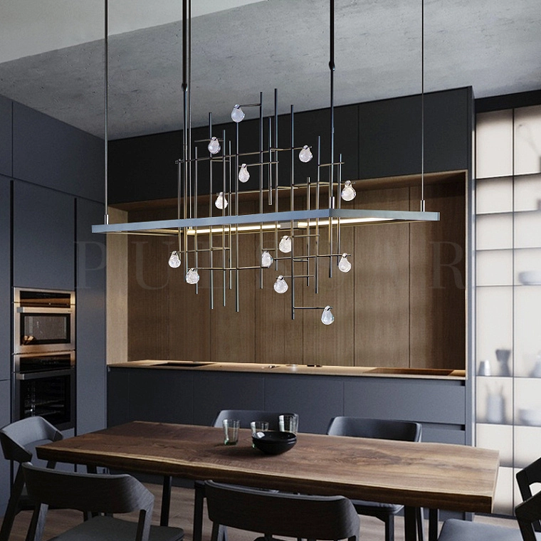 Реечная люстра BERGLIOT