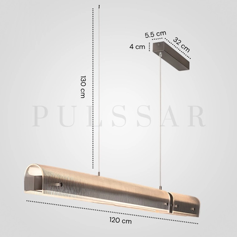 Реечная люстра NORBERG