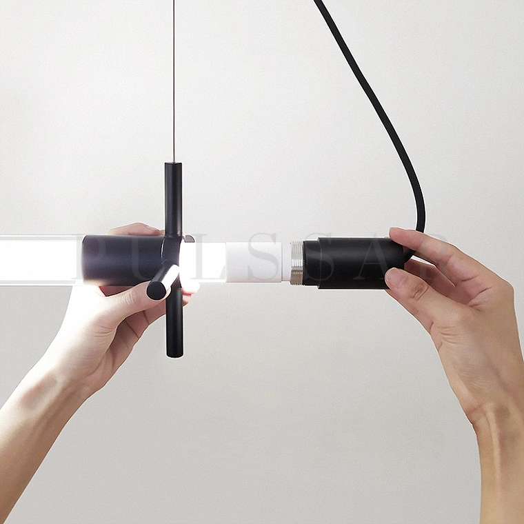 Реечная люстра FABIA L