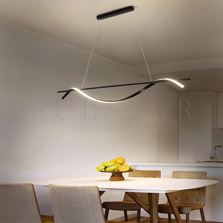 Реечная люстра HELICON