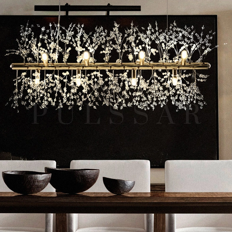 Реечная люстра ROSALIA LONG