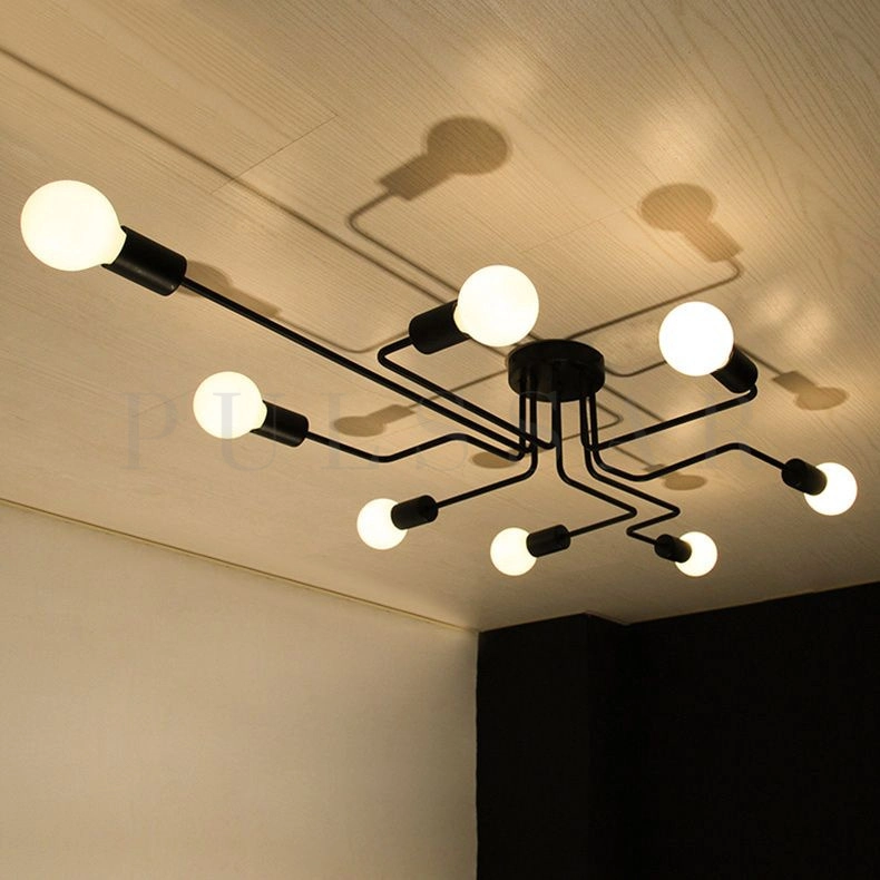 Потолочная люстра SCHEME BLACK