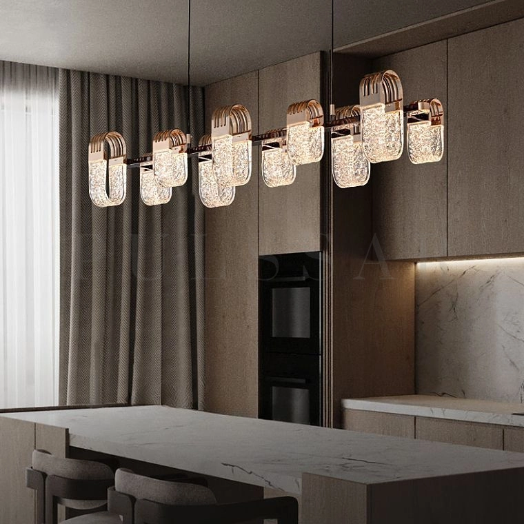 Реечная люстра JERALD LONG