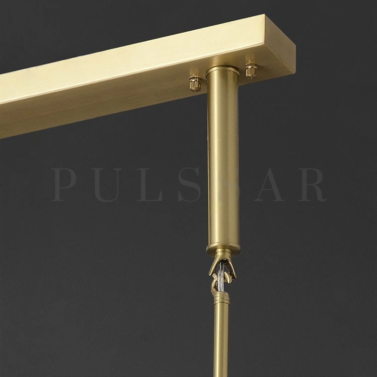 Реечная люстра MARBLE R LONG