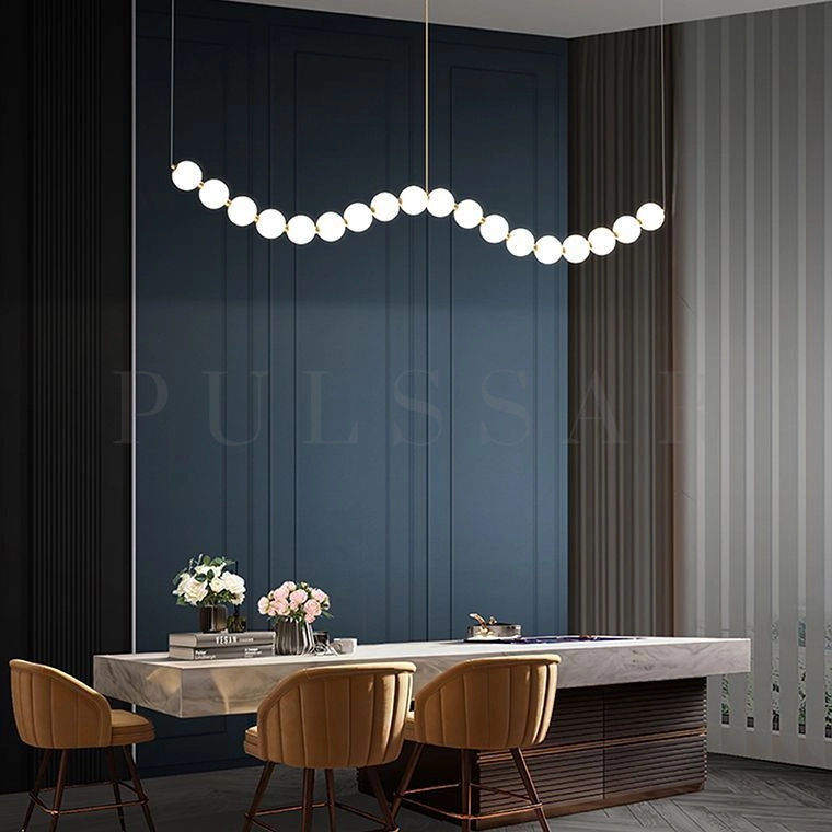 Реечная люстра ARAGONITE WAVE