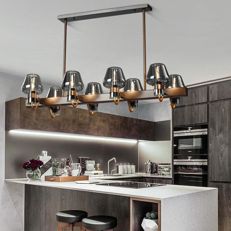 Реечная люстра MAGMA LONG