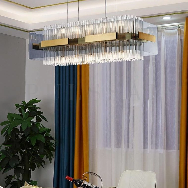 Реечная люстра SELLA LONG