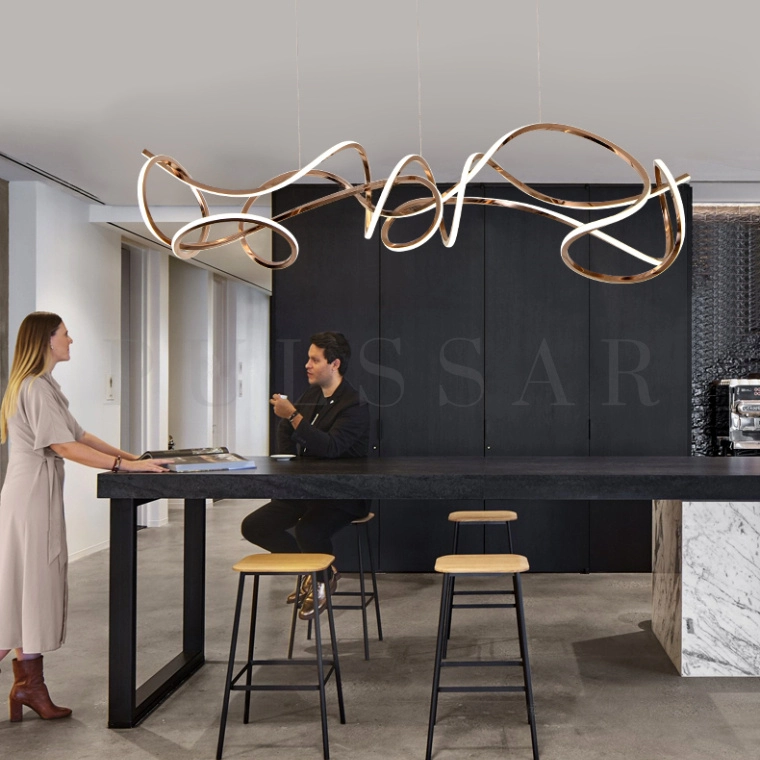 Реечная люстра NORVIN L