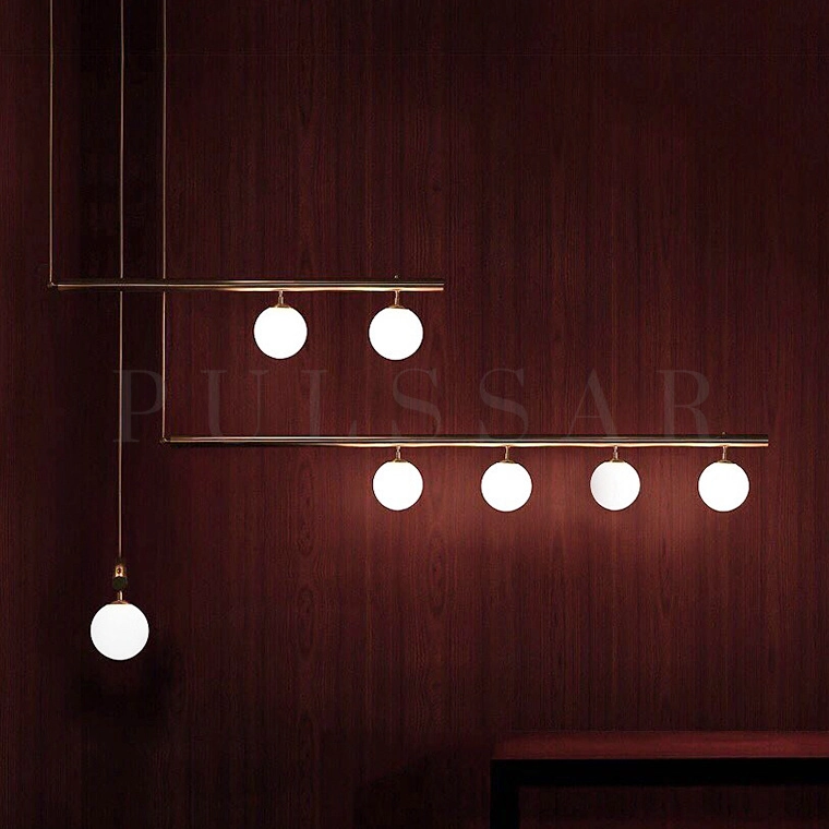 Реечная люстра BARRA