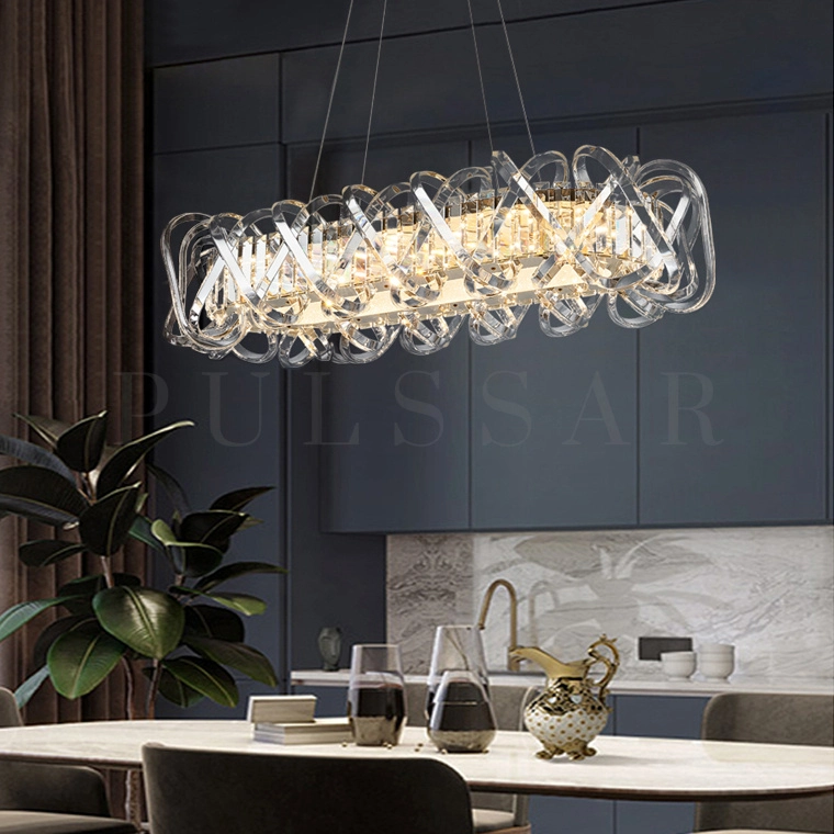 Реечная люстра KARLENA LONG