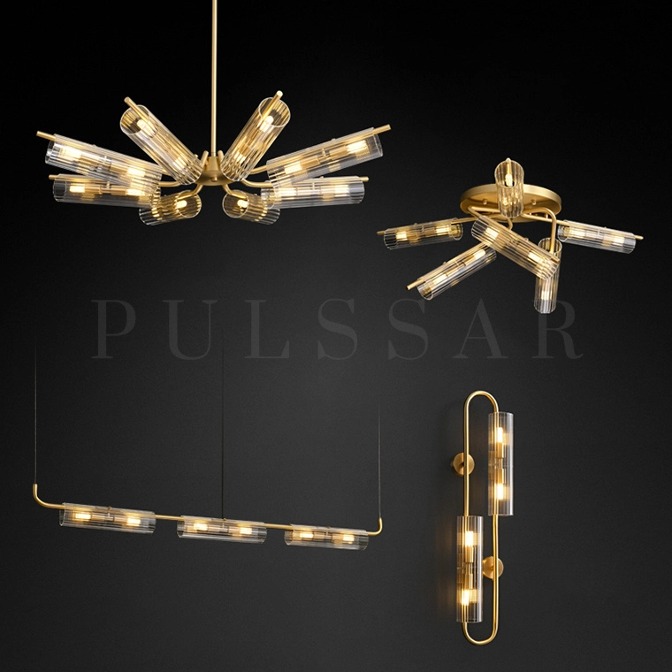 Реечная люстра LUCINA LONG