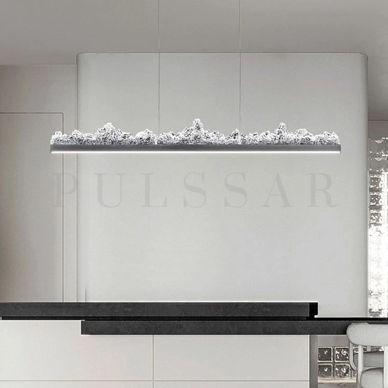 Реечная люстра AQUILEGIA LONG