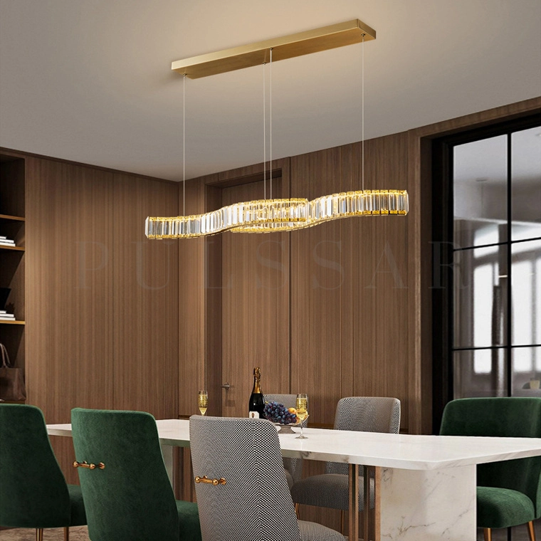 Реечная люстра BERTOLDA LONG