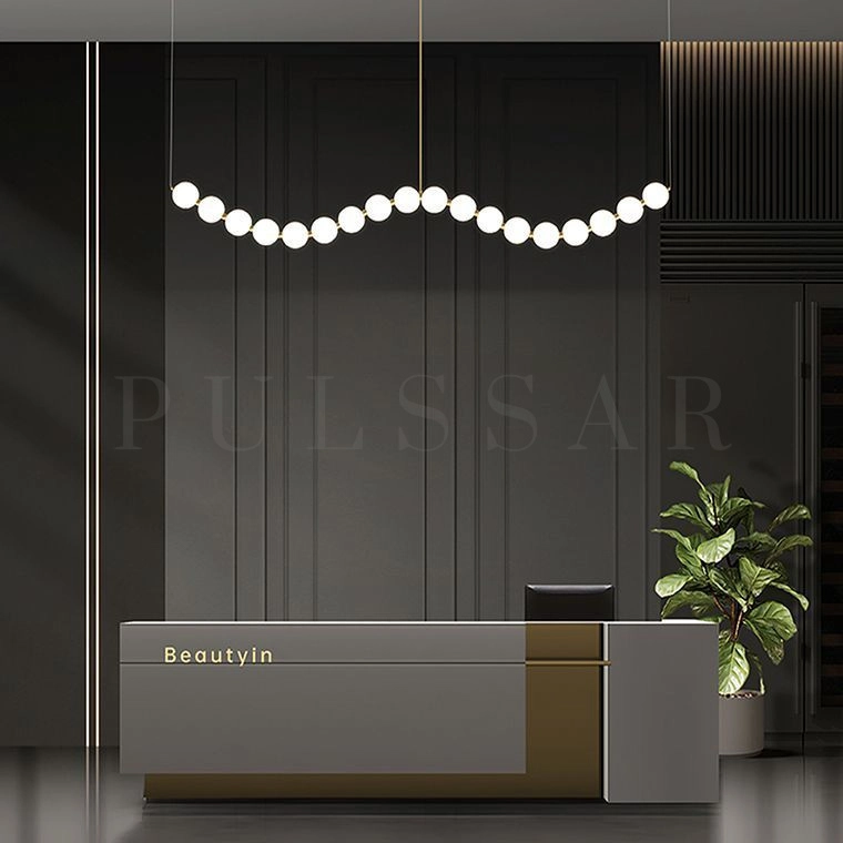 Реечная люстра ARAGONITE WAVE