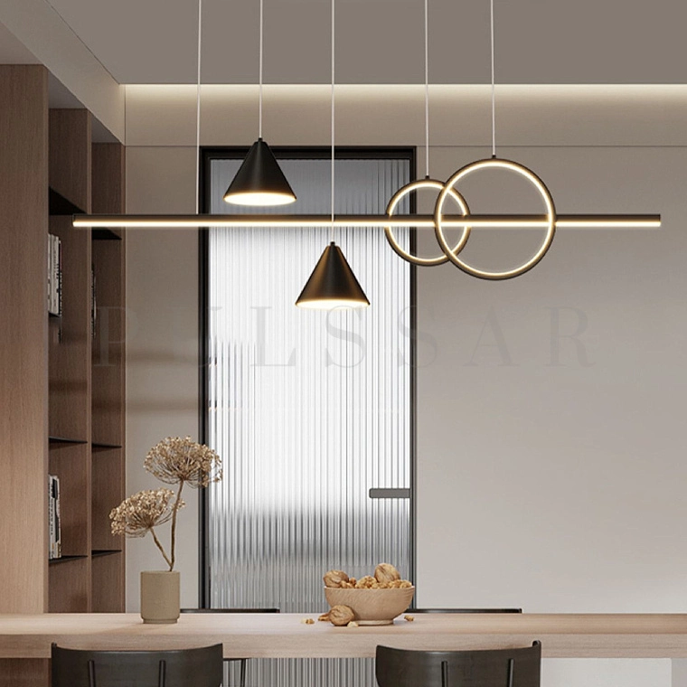 Реечная люстра GISBERT LONG