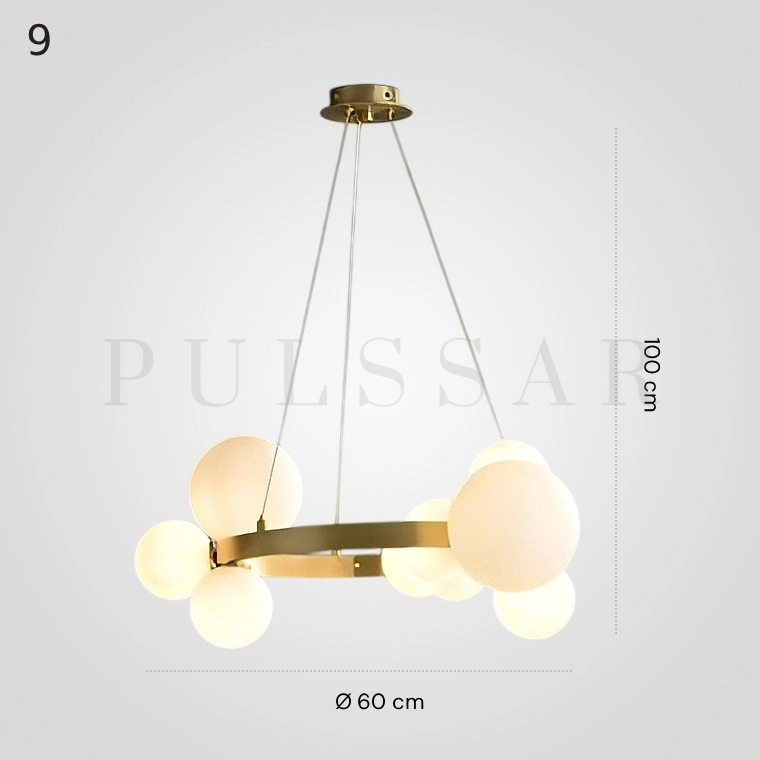 Кольцевая люстра IONA MARBLE