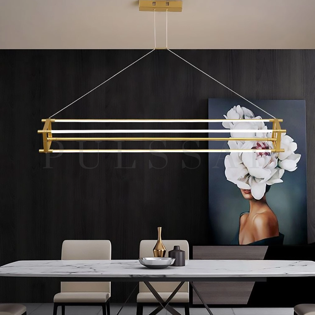 Реечная люстра LAMIA