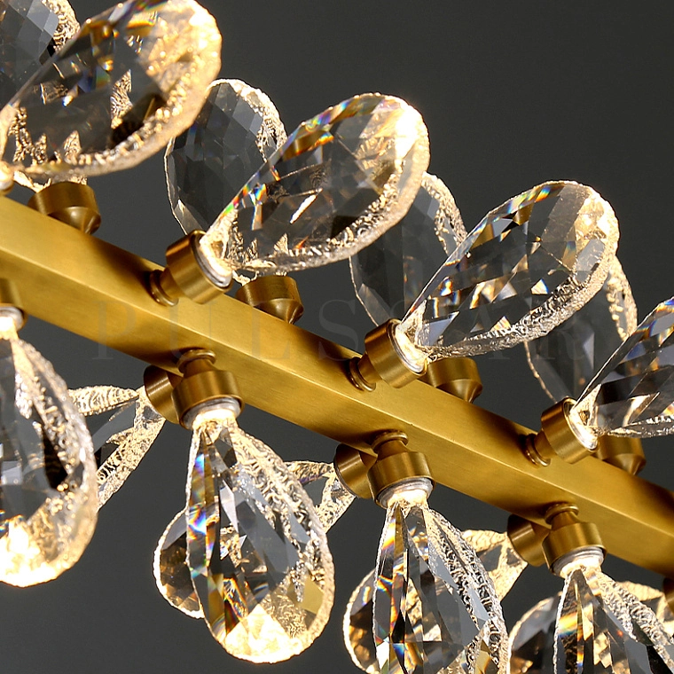 Реечная люстра GLORIOLE SPIN LINE