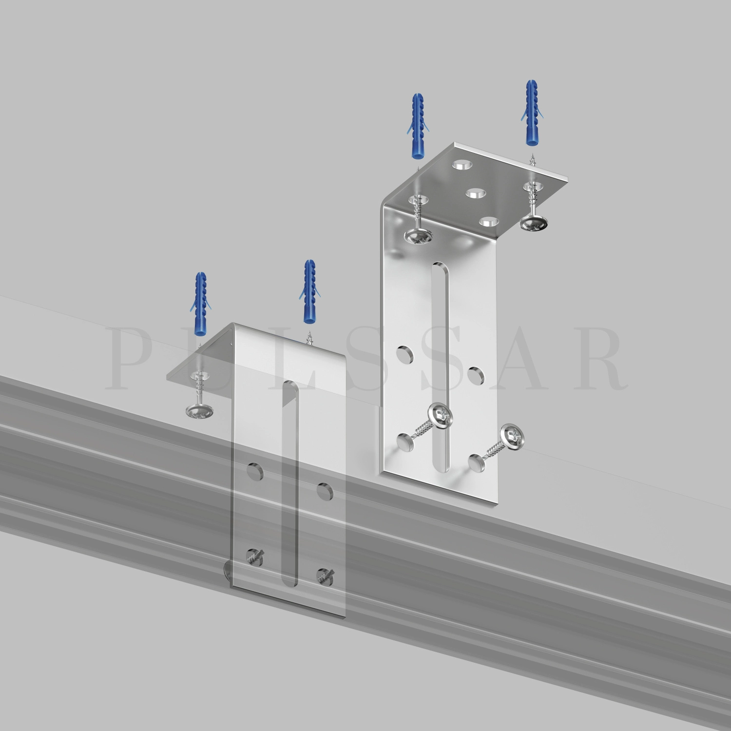 Уголок регулируемый для закладных профилей Denkirs TR3045-AL