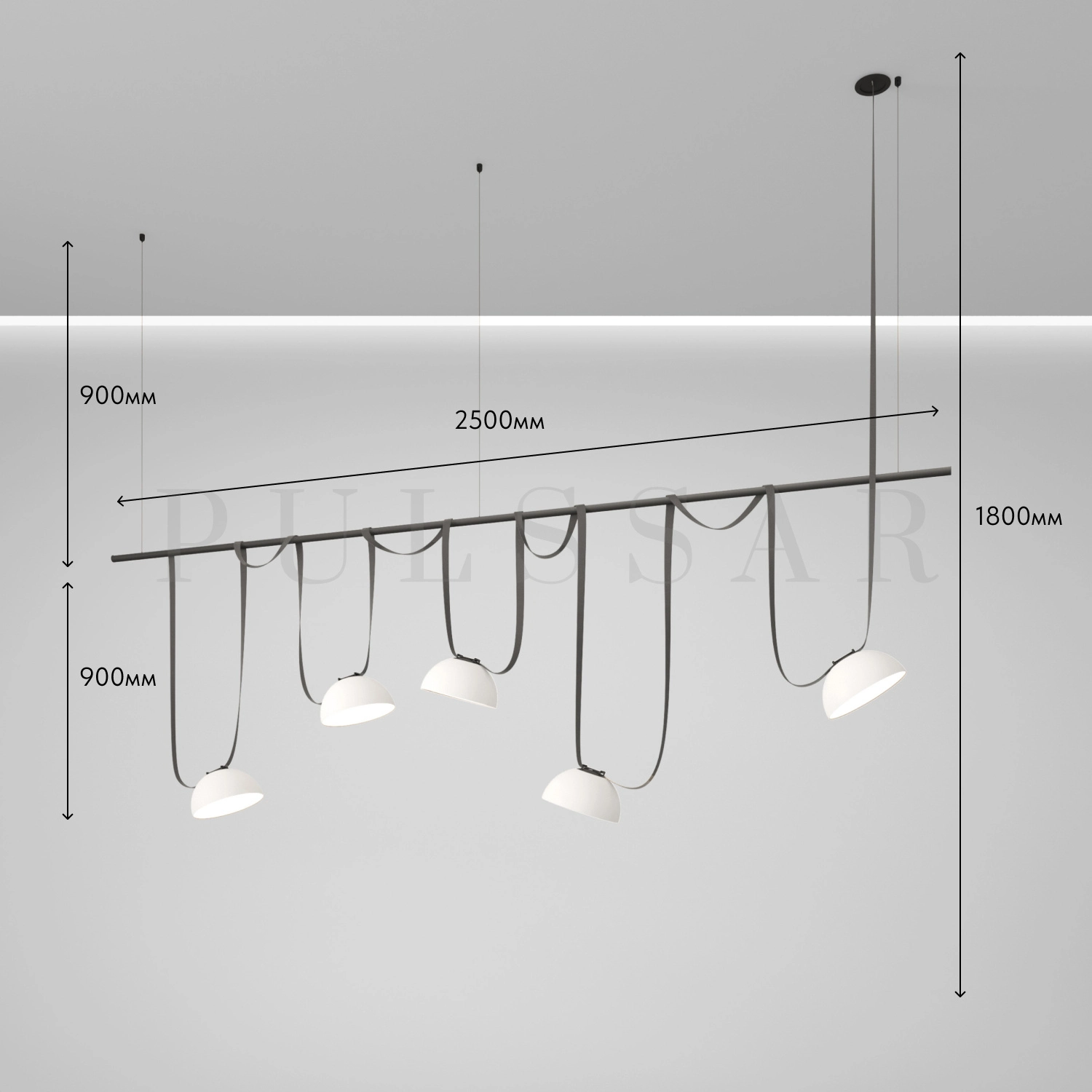 Комплект ременной трековой системы Belty DK55SET06-02-DG